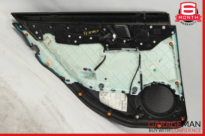 08-14 Mercedes W204 C300 Sedan Rear Right Interior Door Trim Panel Black