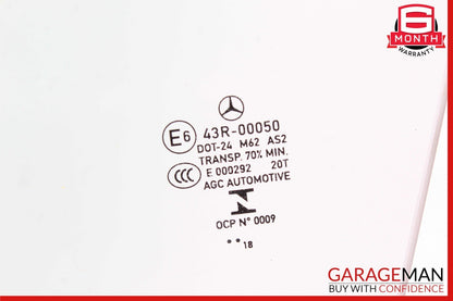14-19 Mercedes W117 CLA250 Front Left Driver Door Window Auto Glass OEM