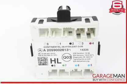 15-20 Mercedes W205 C300 Rear Left Driver Side Door Control Module Unit OEM