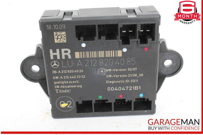 08-18 Mercedes W204 C300 SLK350 E400 Rear Right Side Door Control Module OEM