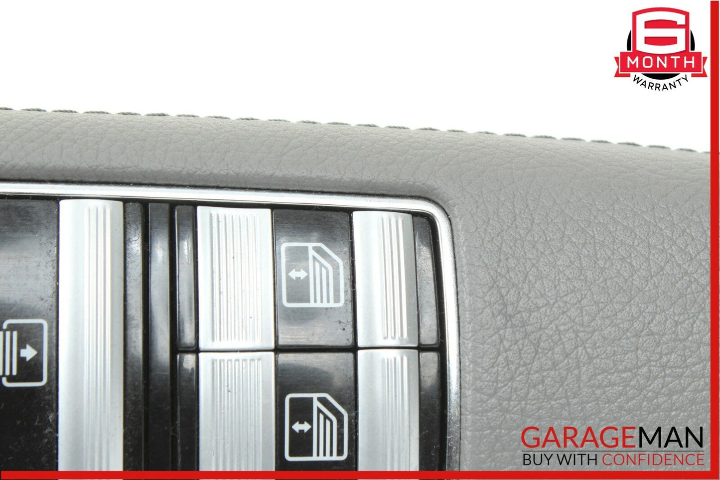 07-13 Mercedes W221 S550 Rear Right Side Door Window Switch Control Trim Grey