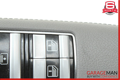 07-13 Mercedes W221 S550 Rear Right Side Door Window Switch Control Trim Grey
