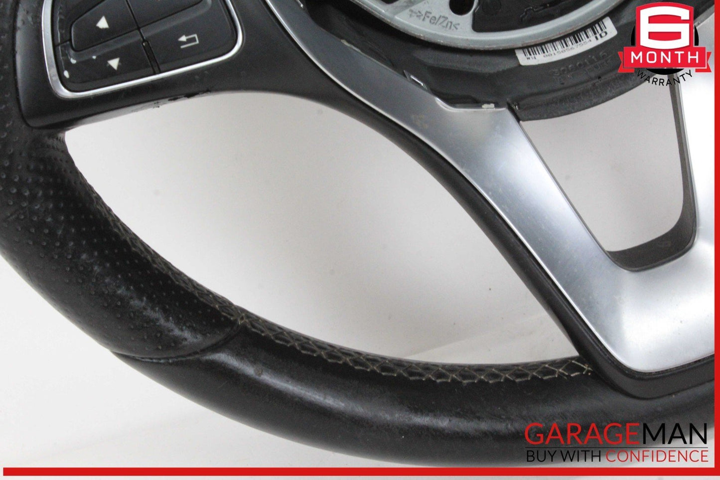 14-19 Mercedes W117 CLA250 Steering Wheel w/ Paddle Shifters Black OEM