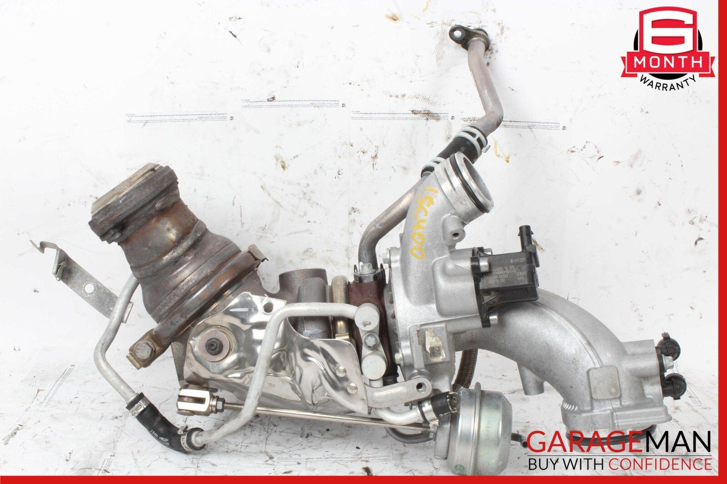 15-20 Mercedes W205 C400 E450 Left Side Turbocharger Turbo Charger Manifold OEM