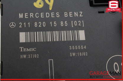 03-09 Mercedes W211 E55 AMG Front Left Driver Side Door Control Module Unit