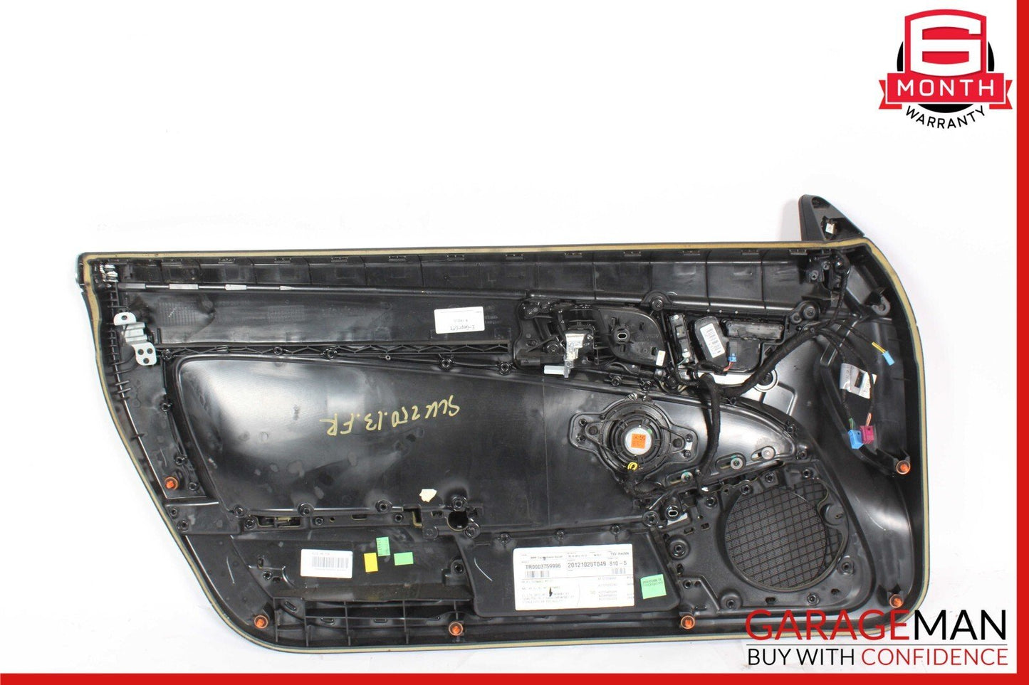 12-16 Mercedes R172 SLK200 SLK250 Front Right Interior Door Panel Assy Black