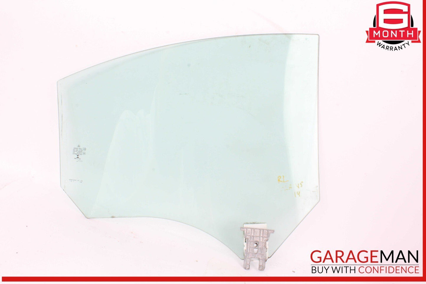 14-18 Mercedes W117 CLA45 AMG Rear Left Driver Side Door Window Glass OEM