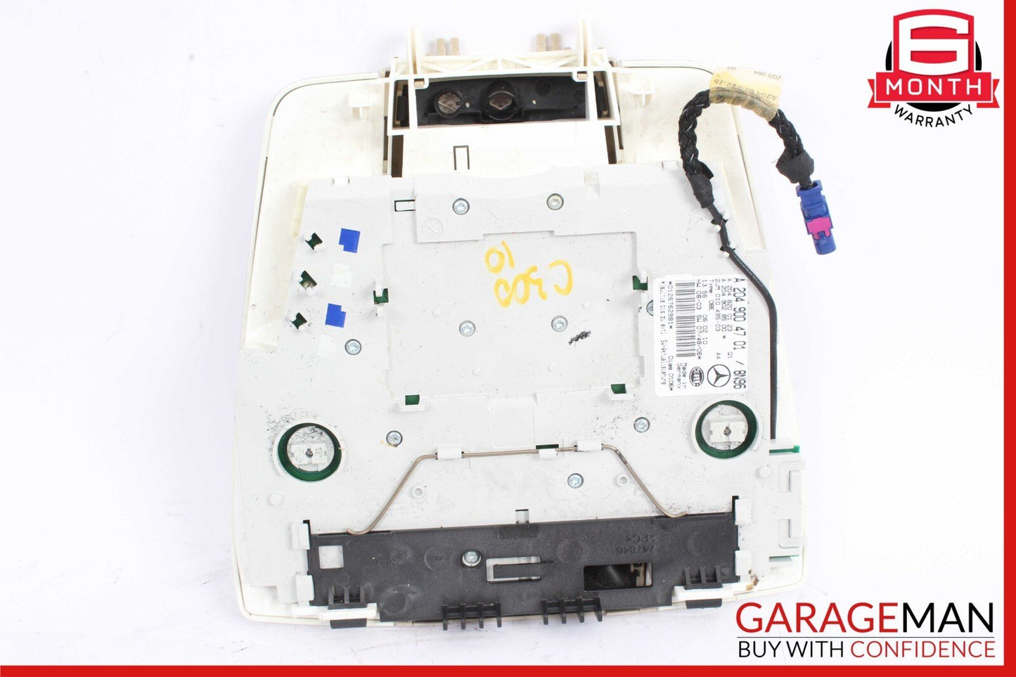 08-14 Mercedes W204 C300 C250 C63 AMG Overhead Dome Light Lamp 2048209701 OEM