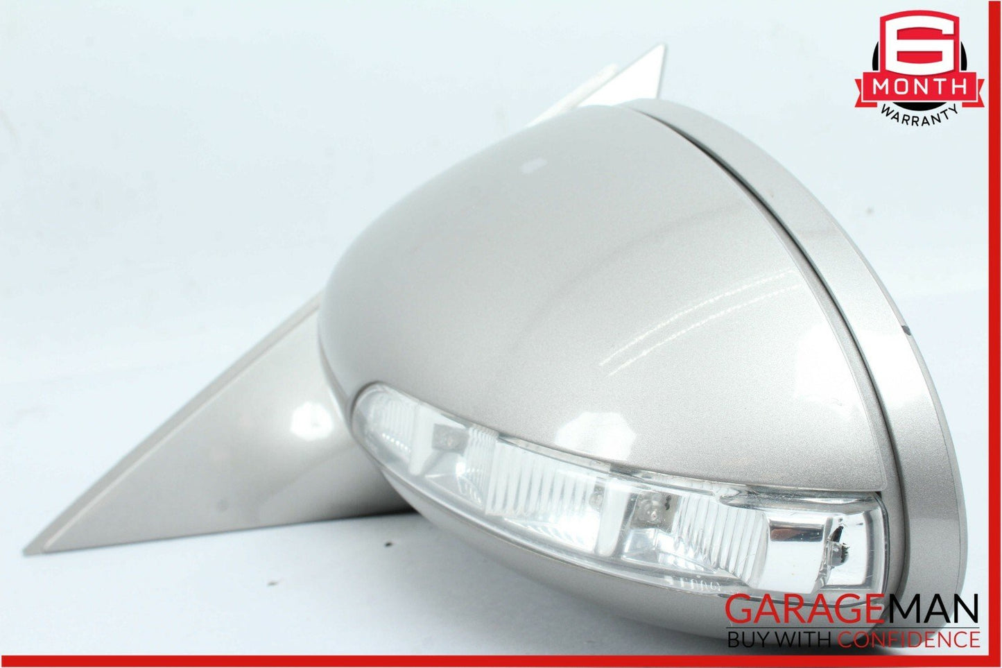 07-09 Mercedes W221 S550 Front Left Driver Side Mirror Door Rear View Silver OEM