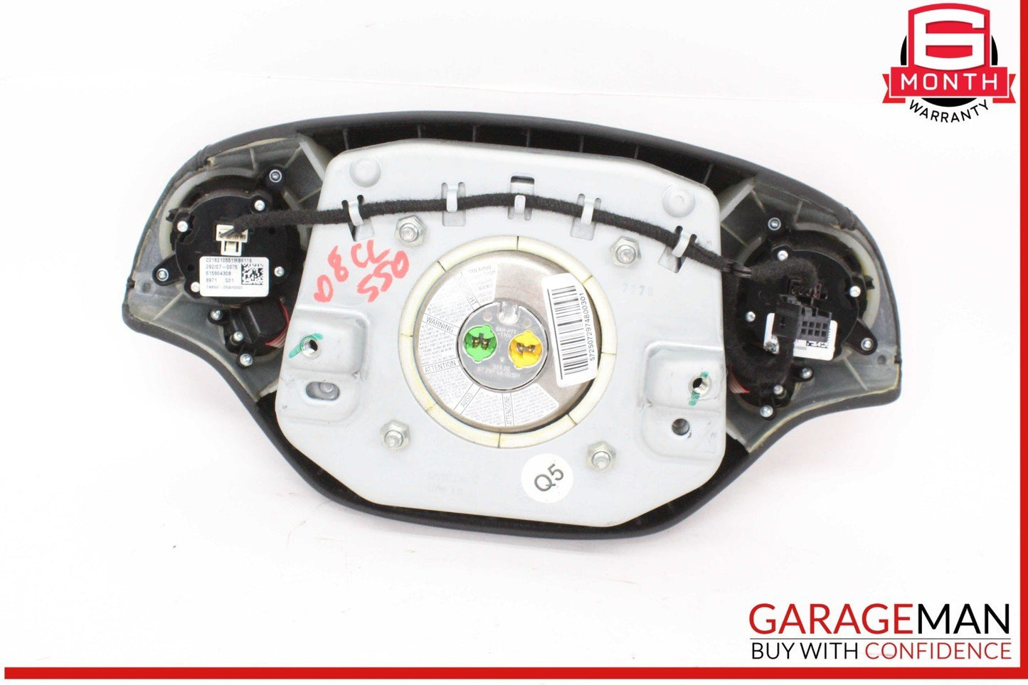 07-10 Mercedes W216 CL550 Front Left Side Steering Wheel Airbag Air Bag OEM