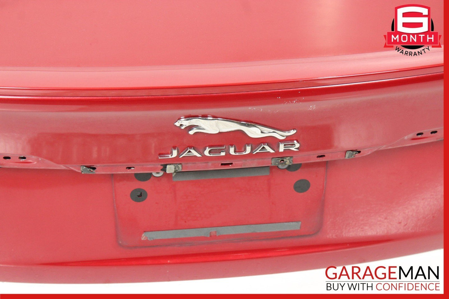 16-23 Jaguar XF Rear Trunk Lid Shell Panel Deck Red OEM