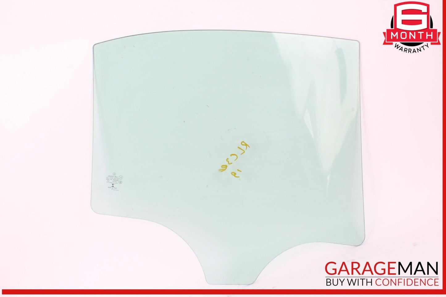 15-21 Mercedes W205 C300 C400 Rear Left Side Door Window Glass OEM