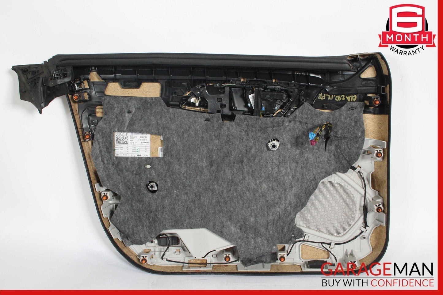 14-18 Mercedes W117 CLA250 Front Right Interior Door Trim Panel Cover Assy Gray