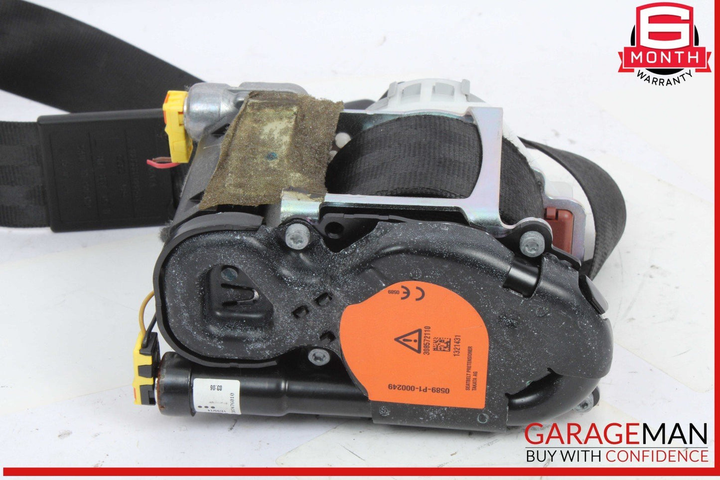 09-17 Audi SQ5 Q5 Front Left Driver Side Seat Belt Seatbelt Black 8R1857705N OEM