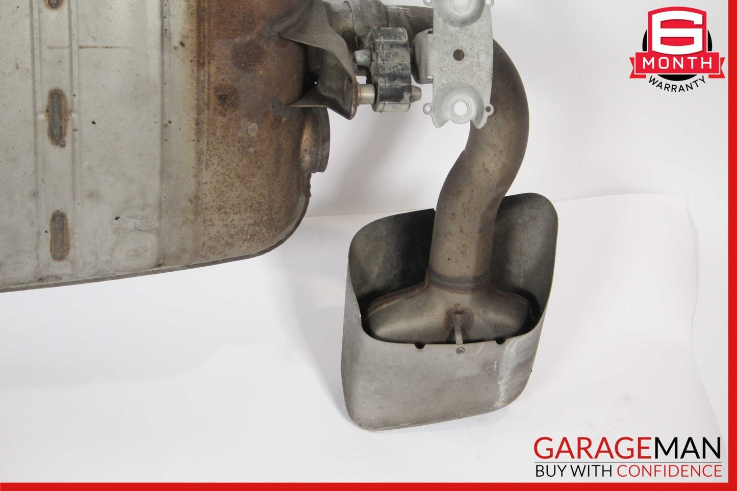 11-14 Porsche Cayenne 958 Hybrid S Dual Exhaust Muffler Mufflers Assembly OEM