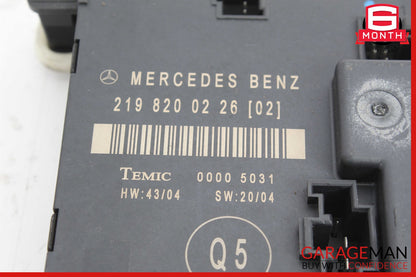 06-11 Mercedes W219 CLS550 Rear Left Side Door Control Module 2198203526 OEM