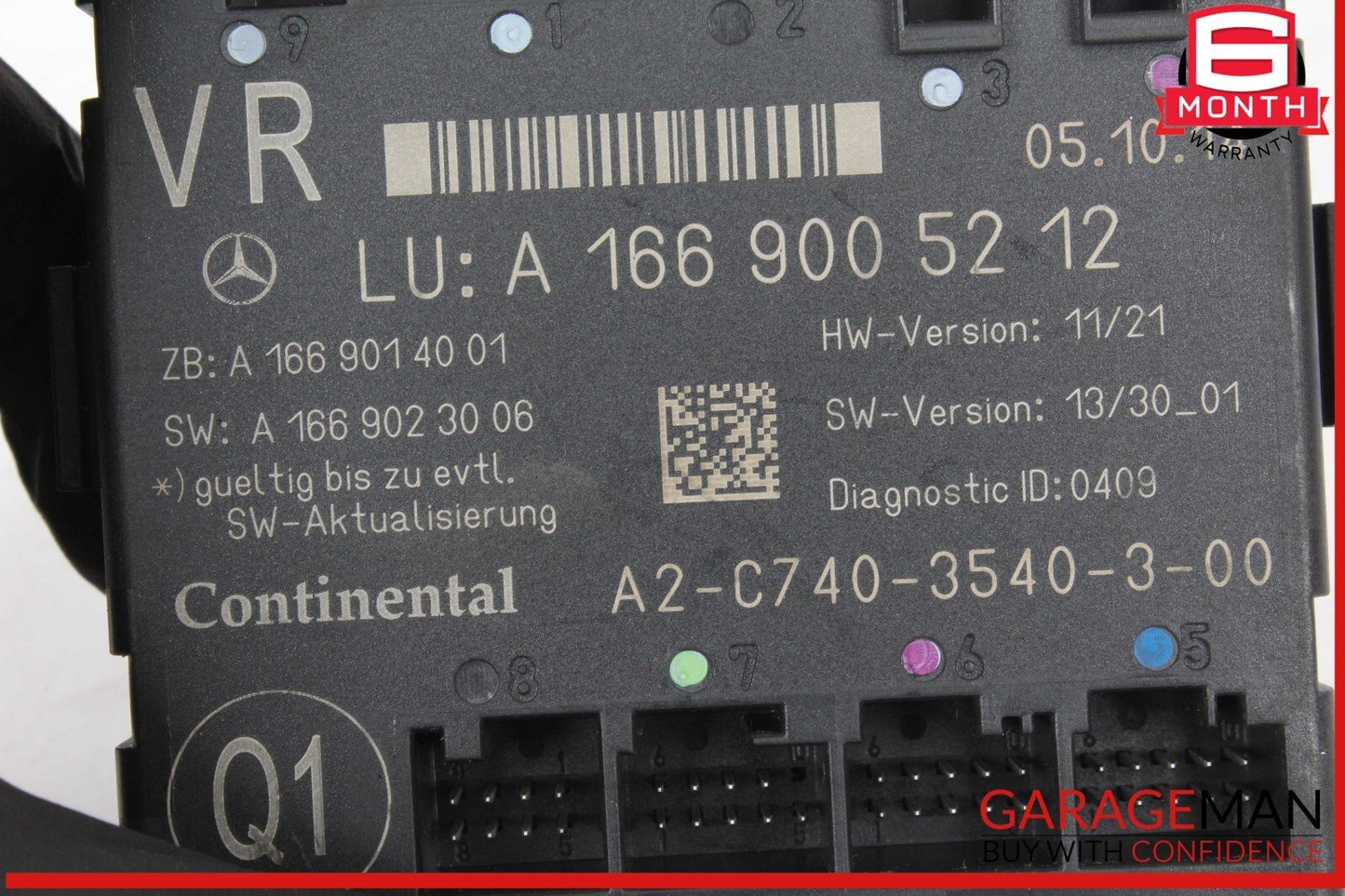 12-19 Mercedes X166 GL450 ML400 GLE350 Front Right Side Door Control Module Unit