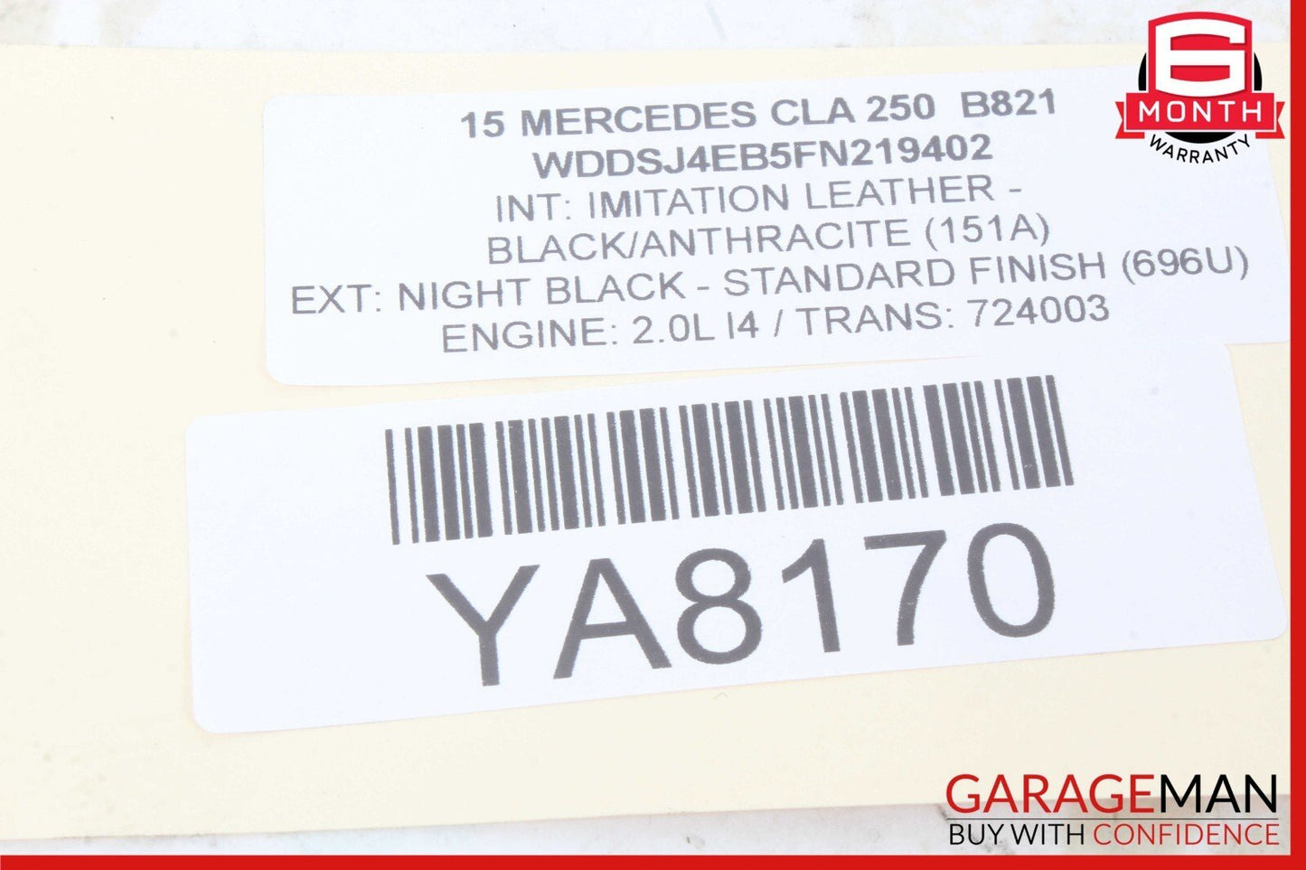 12-20 Mercedes W117 CLA250 CLA45 AMG Parking Brake Release Handle 2469050451 OEM