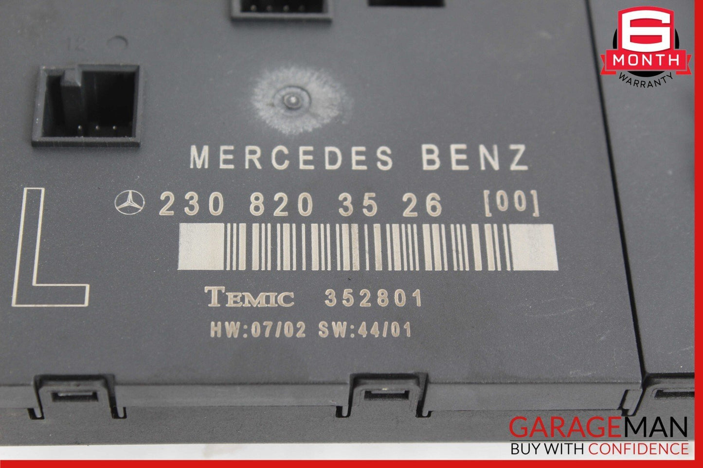 03-12 Mercedes R230 SL550 SL65 AMG Front Left Side Door Control Module Unit