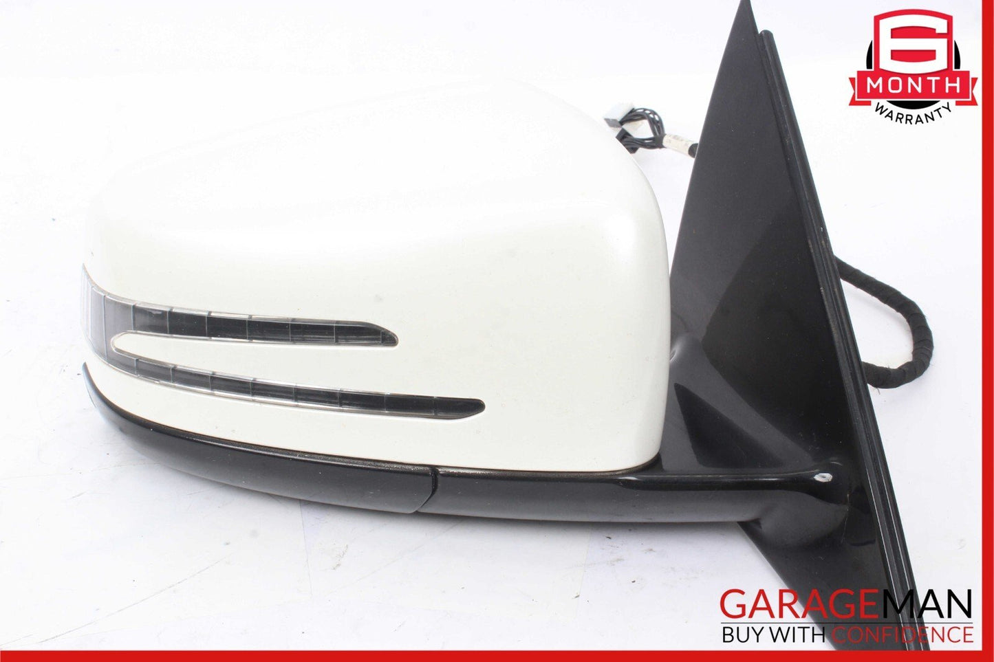 10-13 Mercedes W221 S500 S400 S63 AMG Right Side Rear View Door Mirror White OEM