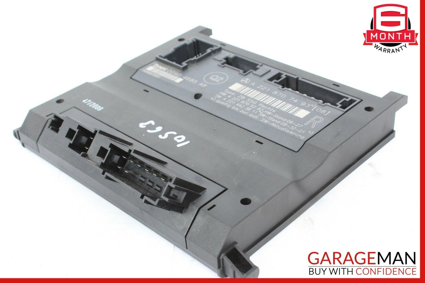 07-13 Mercedes W221 S550 S63 AMG Front Right Under Seat Control Module OEM