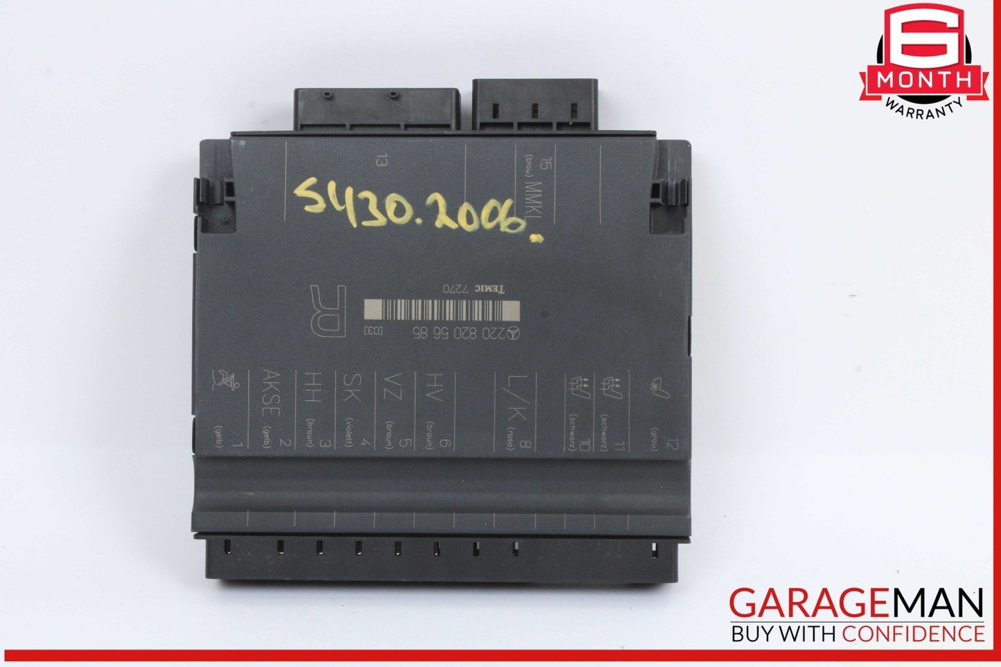 03-06 Mercedes W220 S430 S500 S600 Front Right Side Seat Control Module Unit OEM