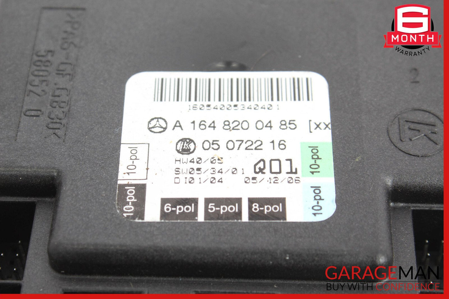 06-13 Mercedes W164 ML350 Front Right Passenger Side Door Control Module OEM