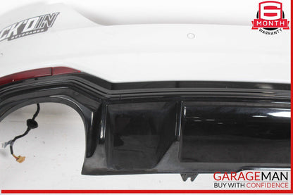 18-19 Audi RS5 Rear Bumper Cover Assembly White OEM