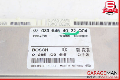 03-06 Mercedes W211 E55 AMG SL500 ABS Anti Lock Brake Control Module ESP OEM