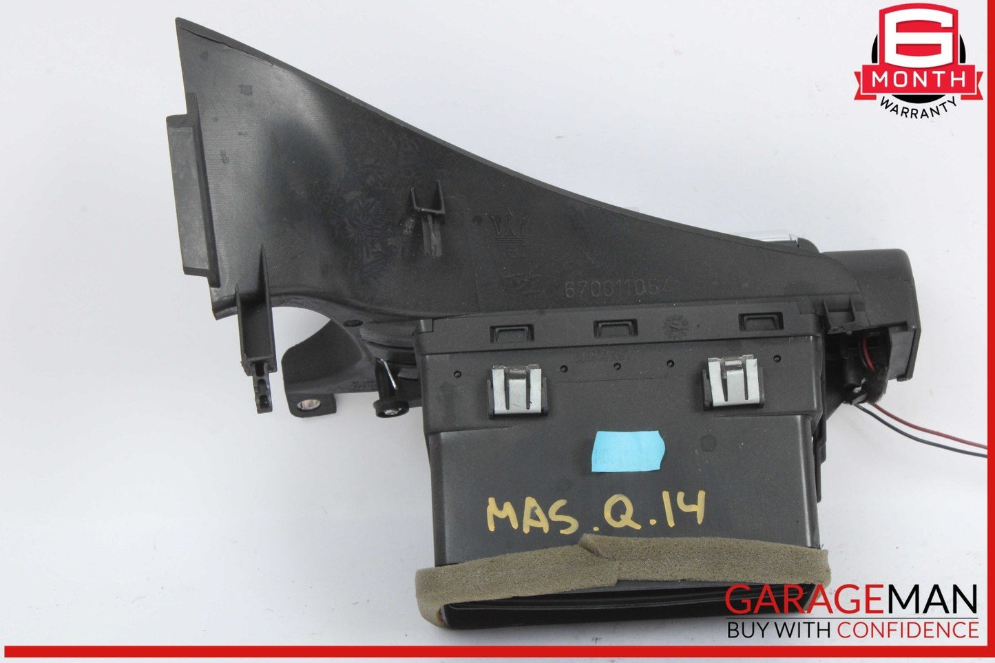14-18 Maserati Quattroporte S Front Left Side Dashboard AC A/C Air Vent Trim OEM