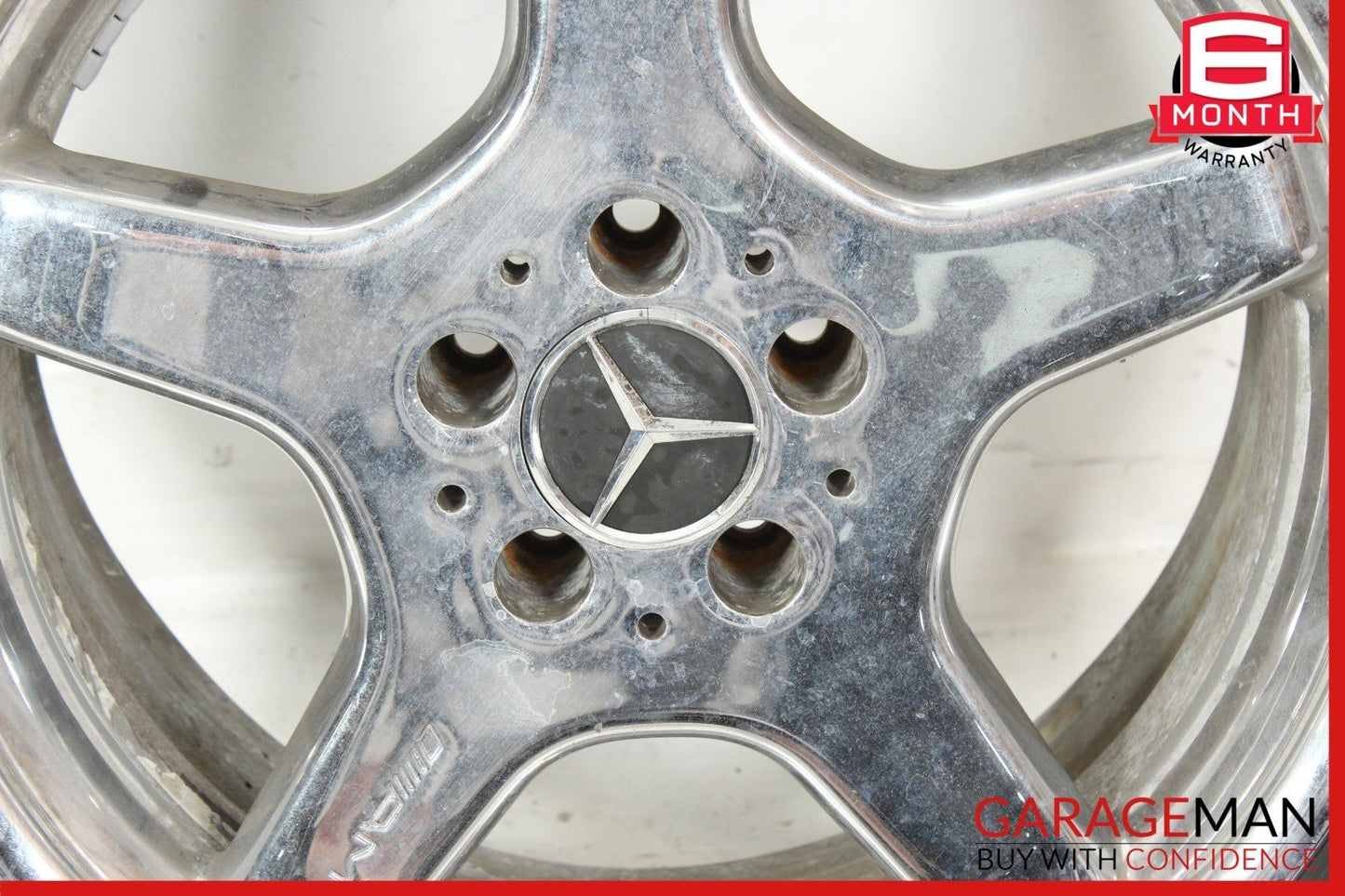 03-12 Mercedes R230 SL550 SL65 AMG Rear Wheel Tire Rim 8.5Jx18H2 ET30 OEM