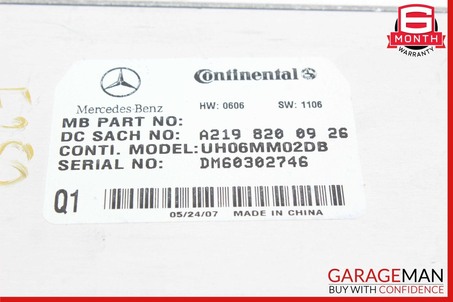06-12 Mercedes E350 GL450 SL550 Communication Control Controller Module Unit