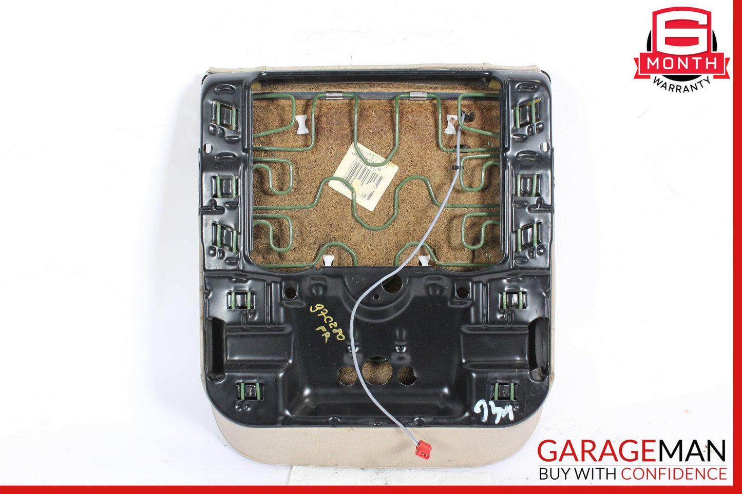 94-00 Mercedes W202 C280 Front Right Lower Bottom Seat Cushion Beige OEM