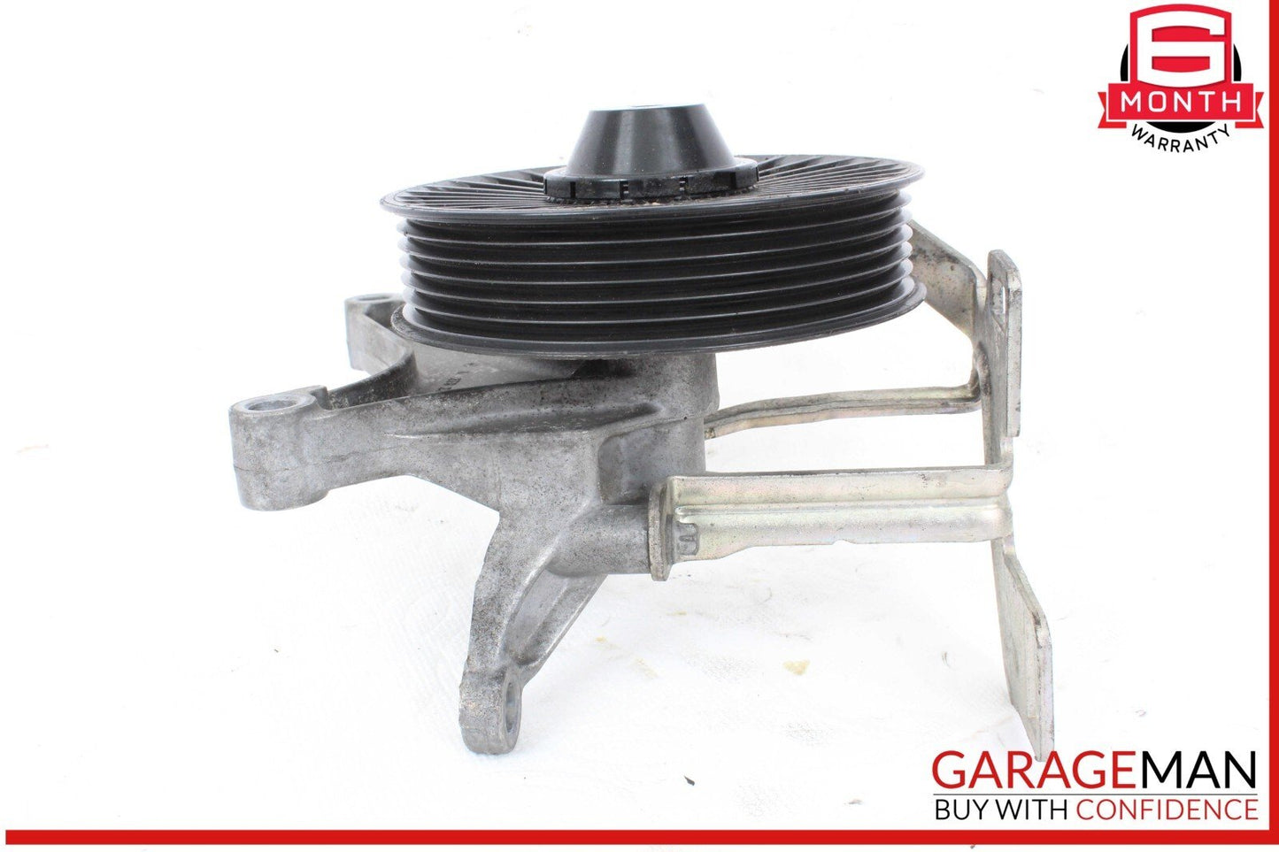 11-20 Mercedes X166 GL450 CL550 CLS550 V-Belt Tensioner Pulley Mount OEM