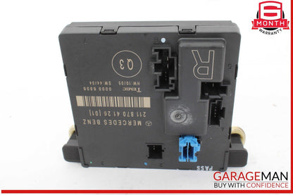 03-09 Mercedes W211 E63 AMG E550 Rear Right Side Door Control Module Unit OEM
