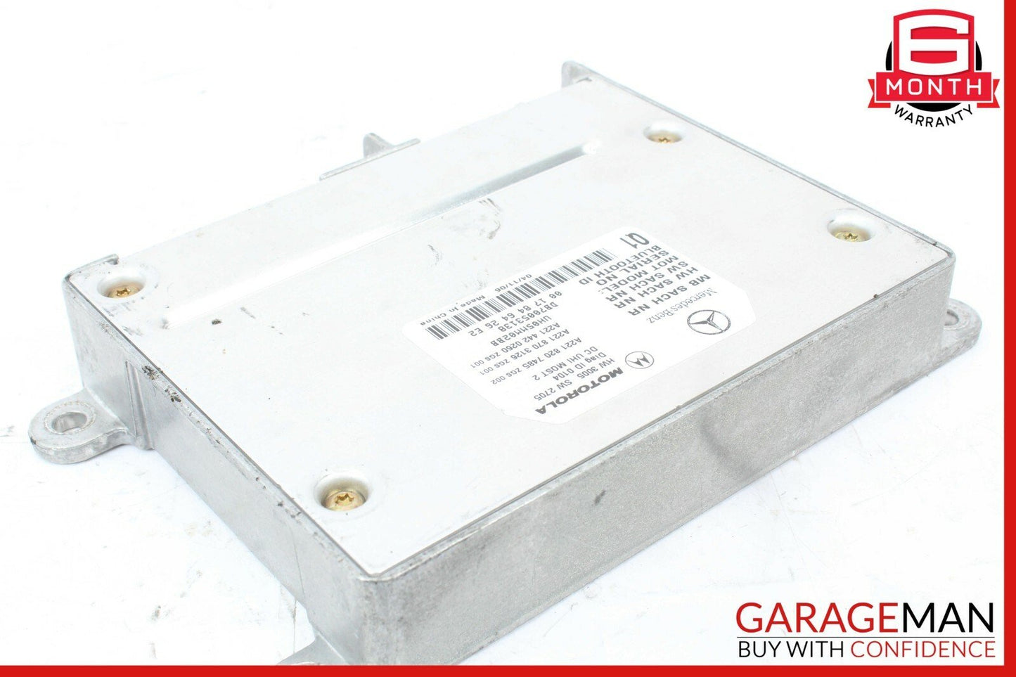 07-13 Mercedes W221 S550 S600 S63 AMG Bluetooth Control Module 2218207485 OEM