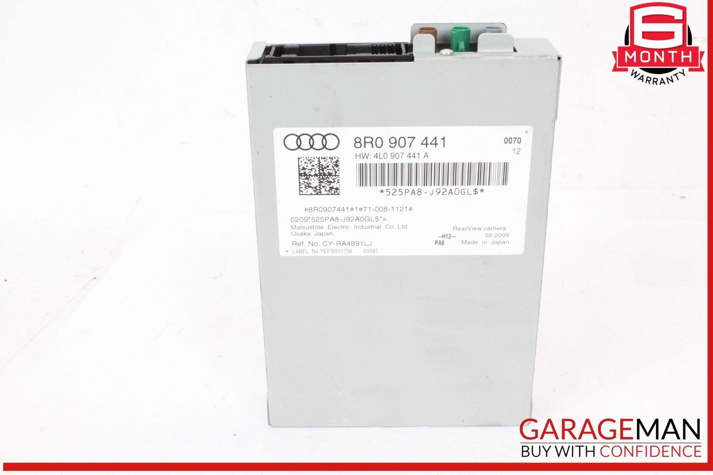 09-17 Audi Q5 Rear View Camera Control Module Unit 8R0907441 OEM