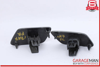 16-18 Audi A7 S7 Front Left and Right Side Head Light Washer Cover Silver OEM