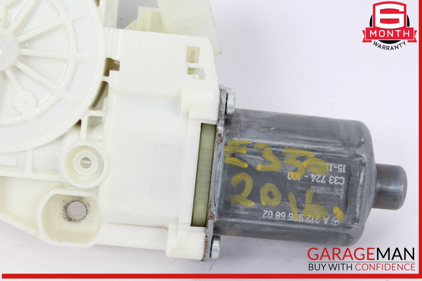 08-16 Mercedes W212 E350 Front Left Door Window Regulator Motor 0130822637