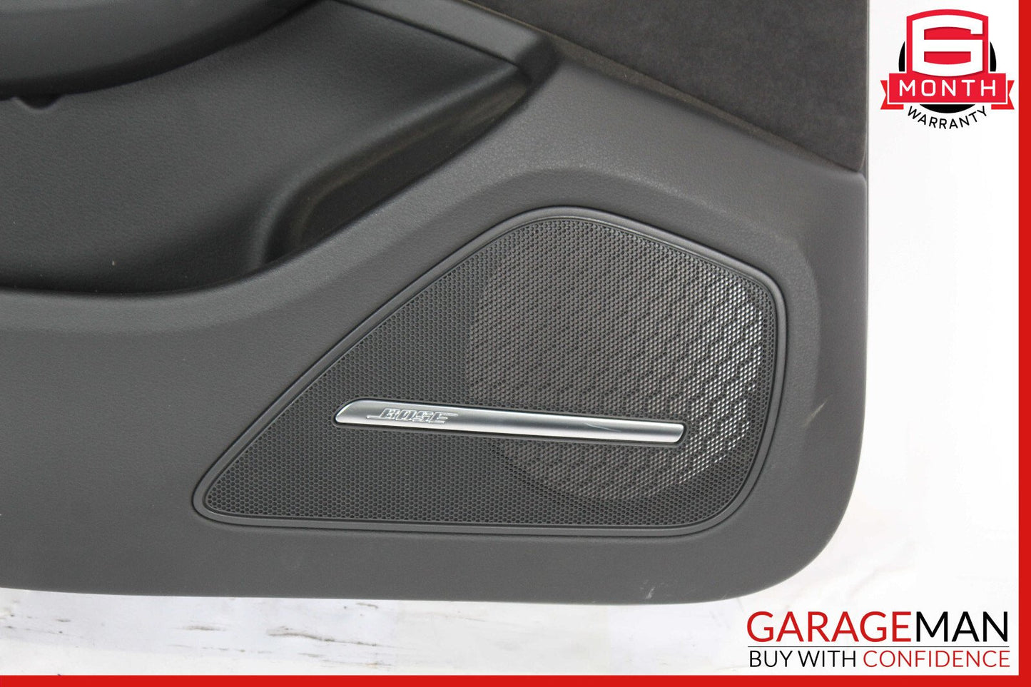 11-17 Audi A8 Interior Door Panel Rear Left Driver Side Black OEM