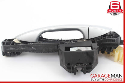 10-13 Mercedes W212 E350 Rear Left Driver Side Exterior Door Handle Silver OEM