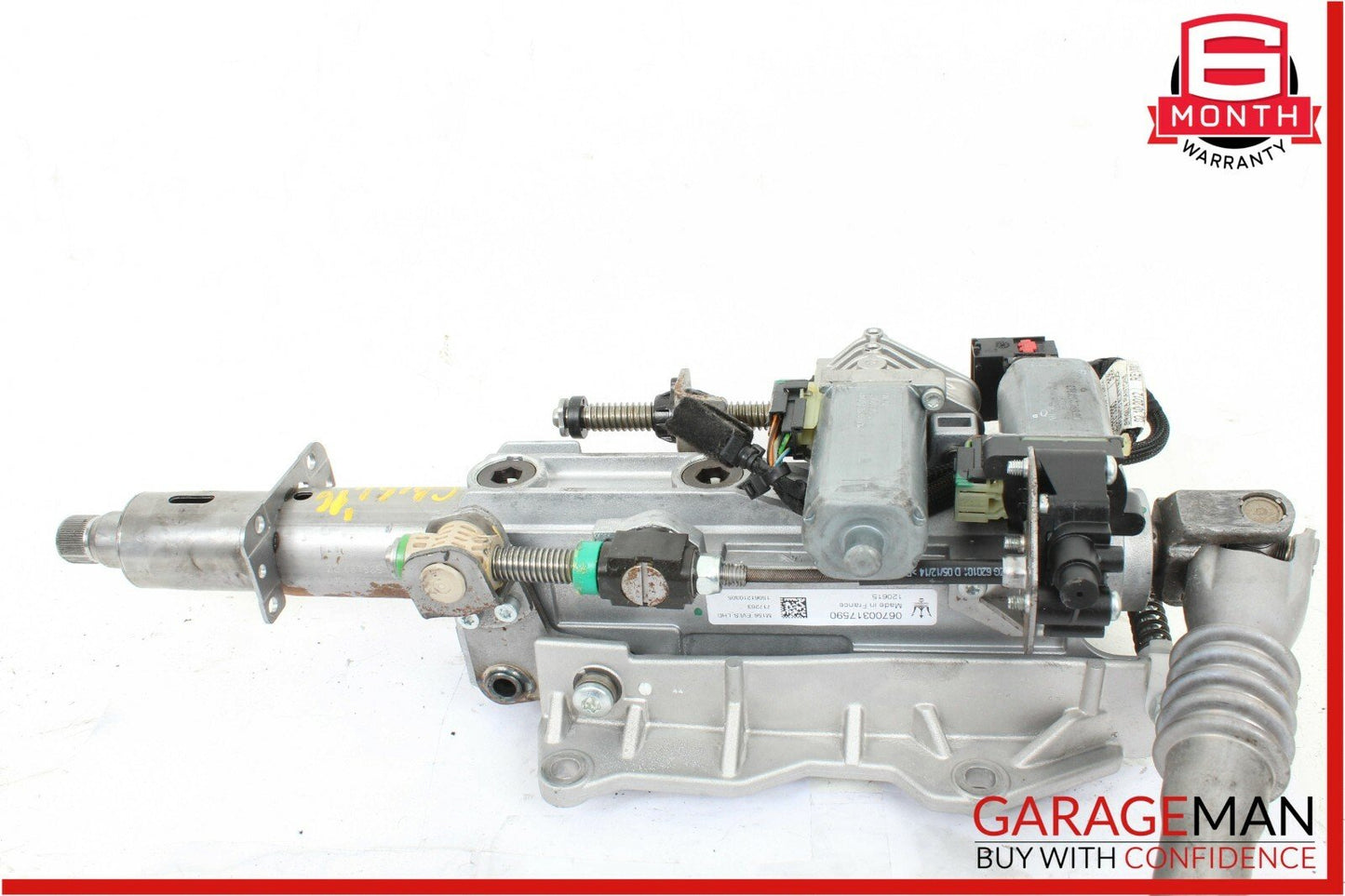 14-17 Maserati Ghibli Steering Column Drive Shaft Motor Assembly 06700317590 OEM