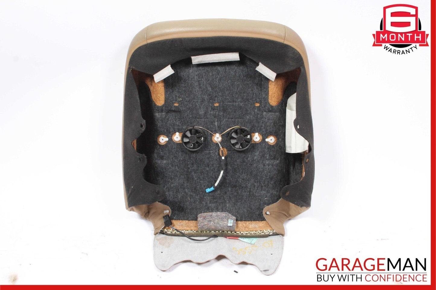 07-09 Mercedes W221 S450 S550 Front Right Side Top Upper Seat Cushion Brown