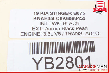 18-21 Kia Stinger Fuel Door Dimmer Switch Multi Switch 93700-J5030 OEM