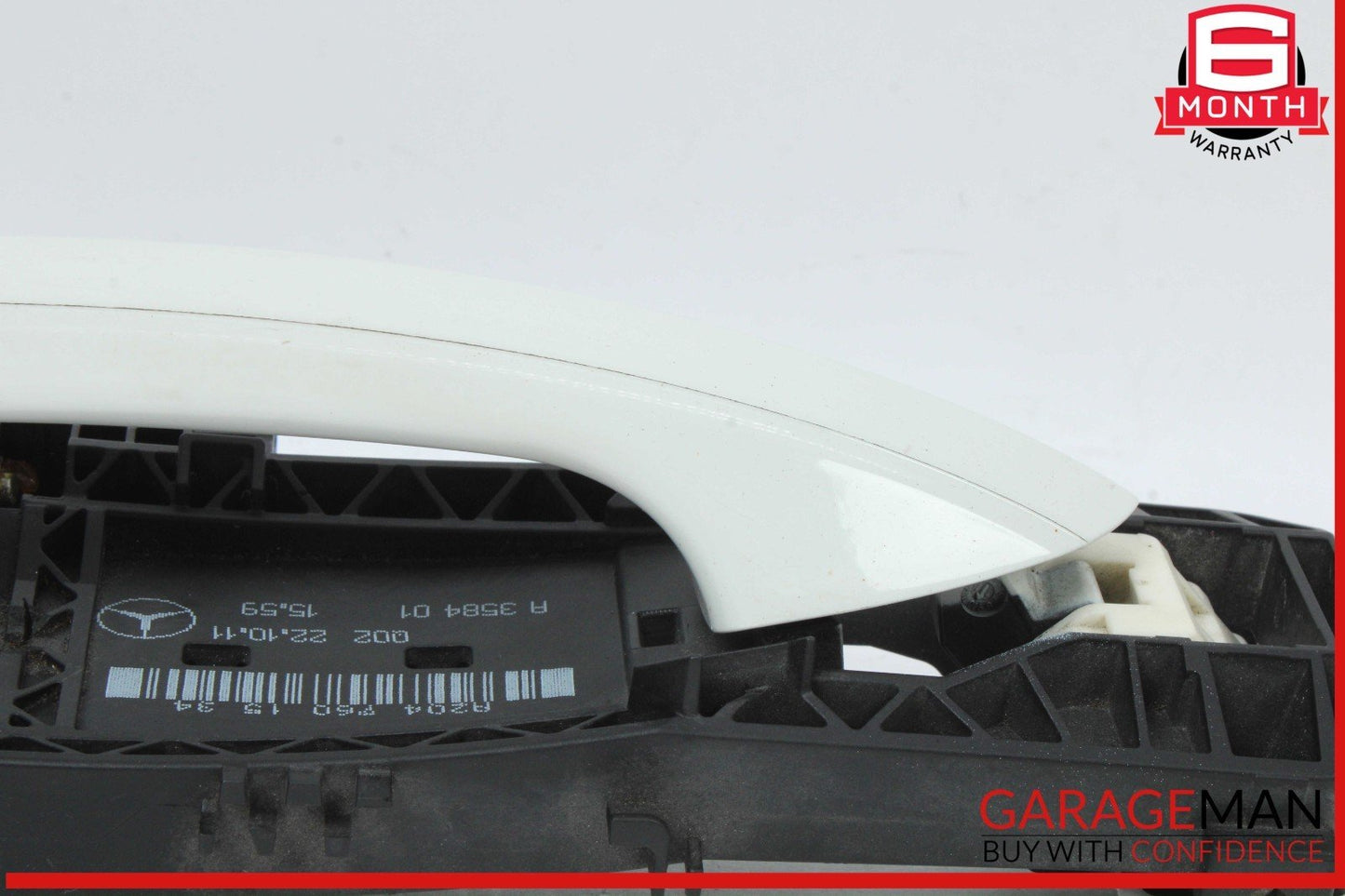 08-15 Mercedes X204 GLK350 Front Left Driver Side Exterior Door Handle White OEM