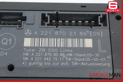 07-13 Mercedes W221 S550 S63 Front Left Driver Side Under Seat Control Unit OEM