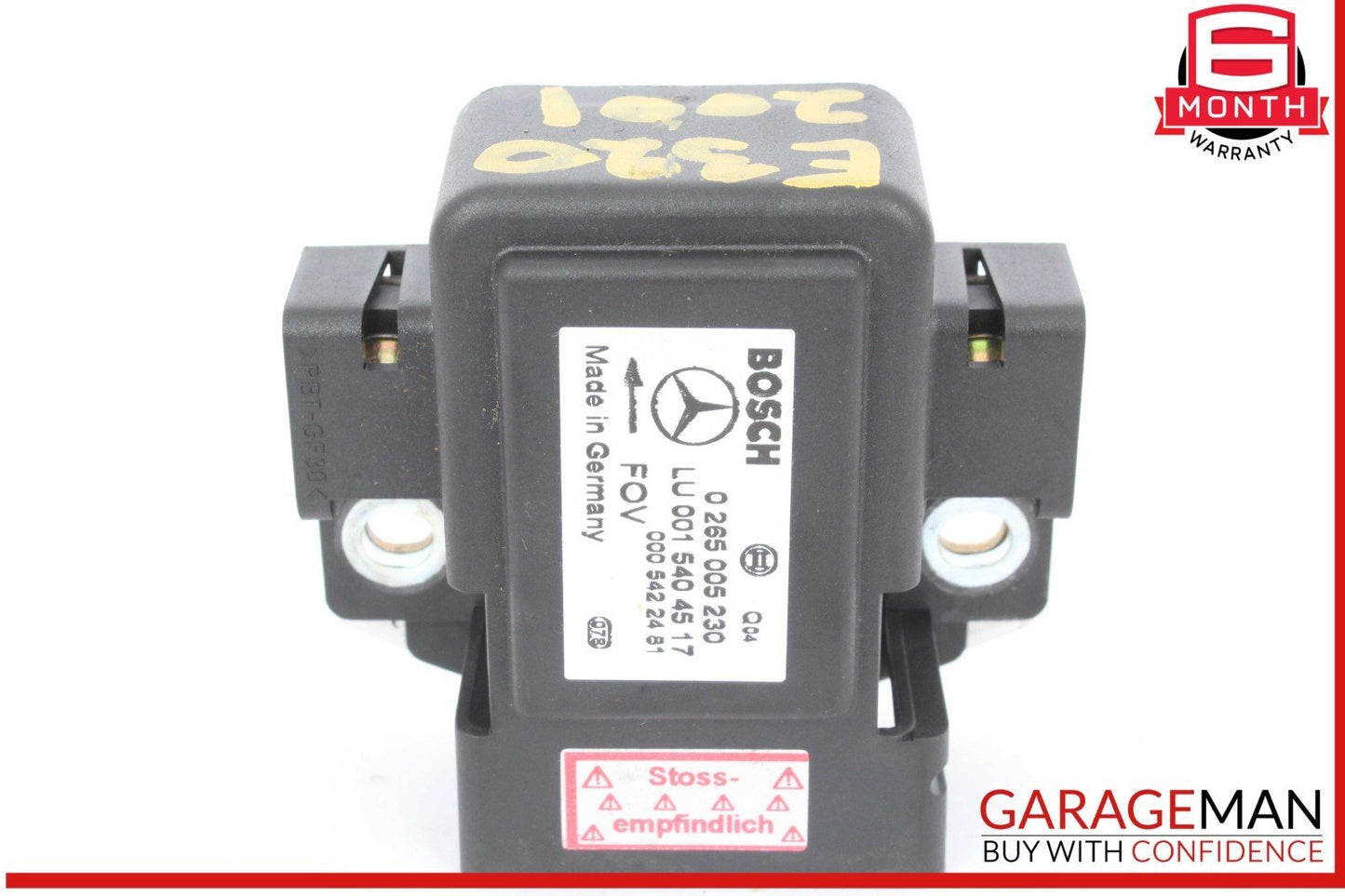 98-02 Mercedes W210 E320 Yaw Acceleration Rate Sensor 0015404517 OEM