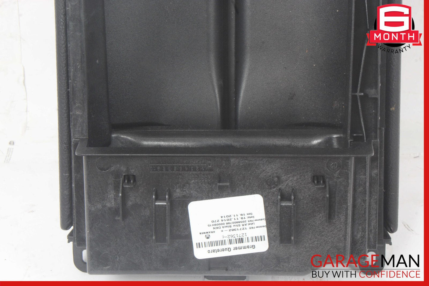 15-20 Mercedes W205 C300 C350 Center Console Arm Rest Armrest Cup Holder Black