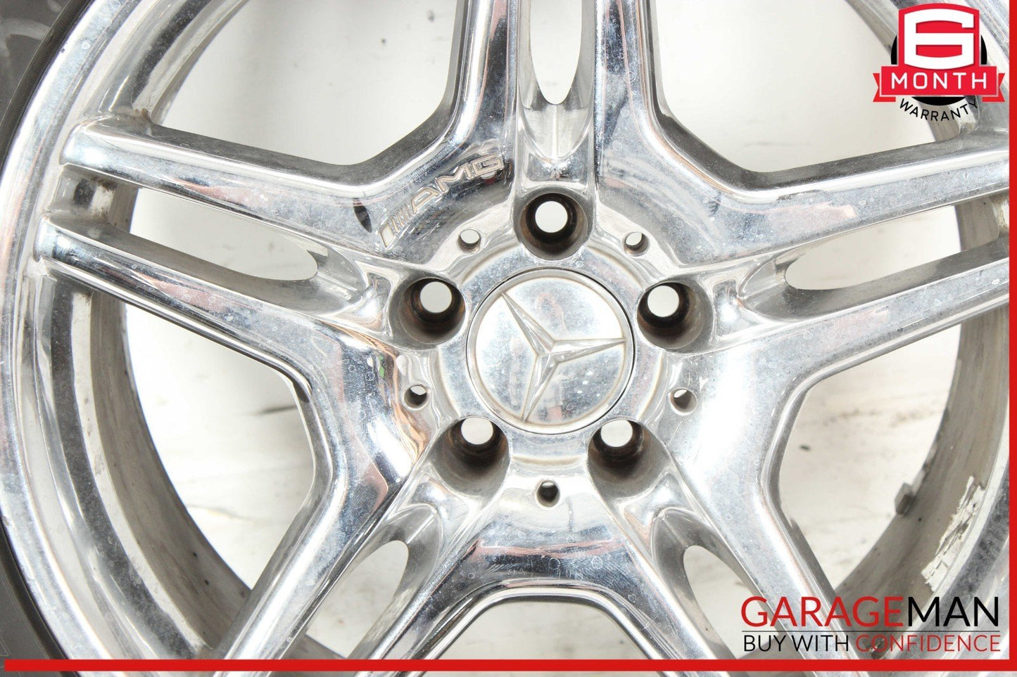 03-12 Mercedes R230 SL550 SL65 AMG Rear Wheel Tire Rim 9.5Jx18H2 ET33 OEM