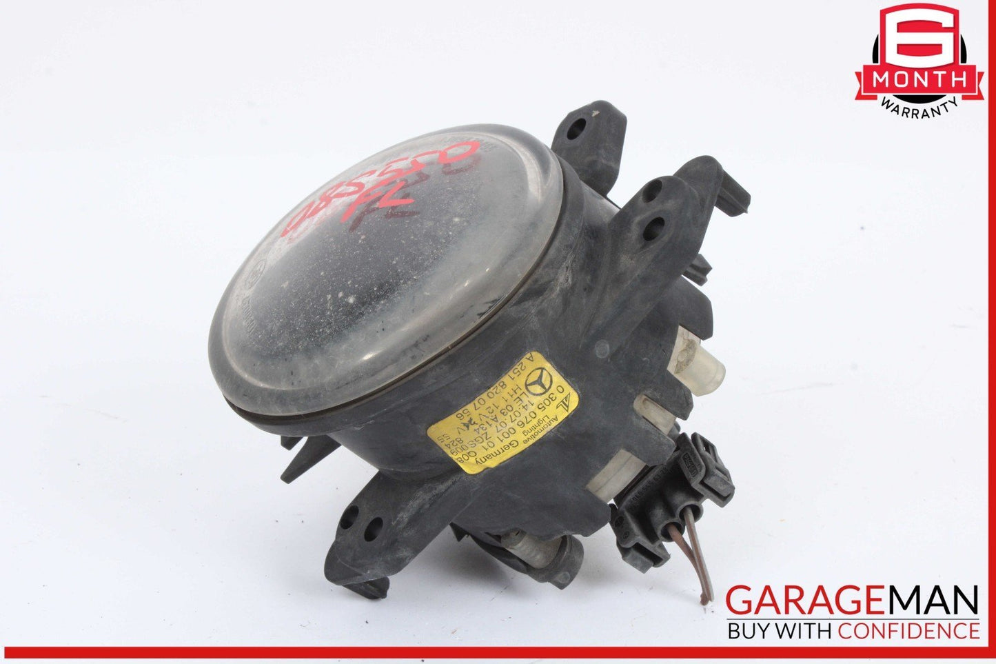 06-12 Mercedes W221 S550 ML350 Front Left Driver Side Bumper Fog Light Lamp OEM